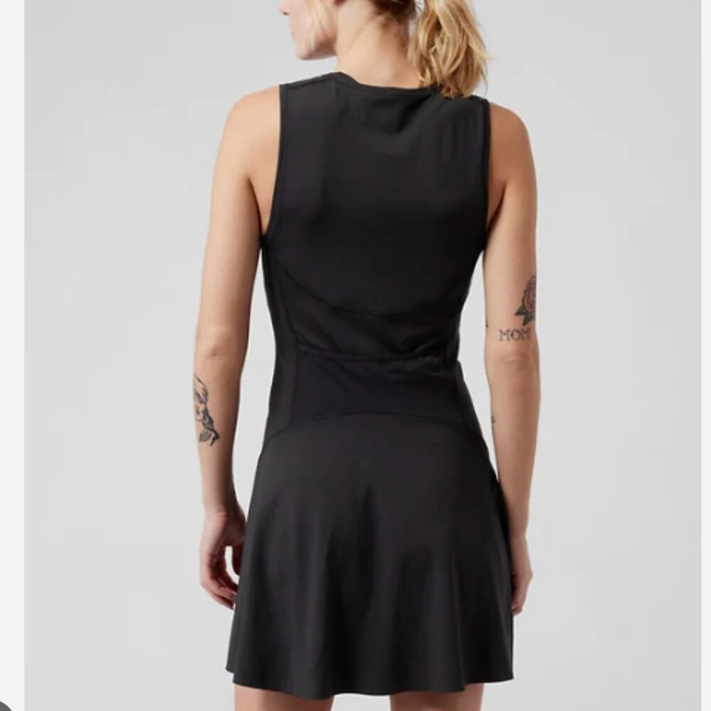 Athleta Ace Tennis Dress, Women’s Medium, Black - Picture 3 of 9